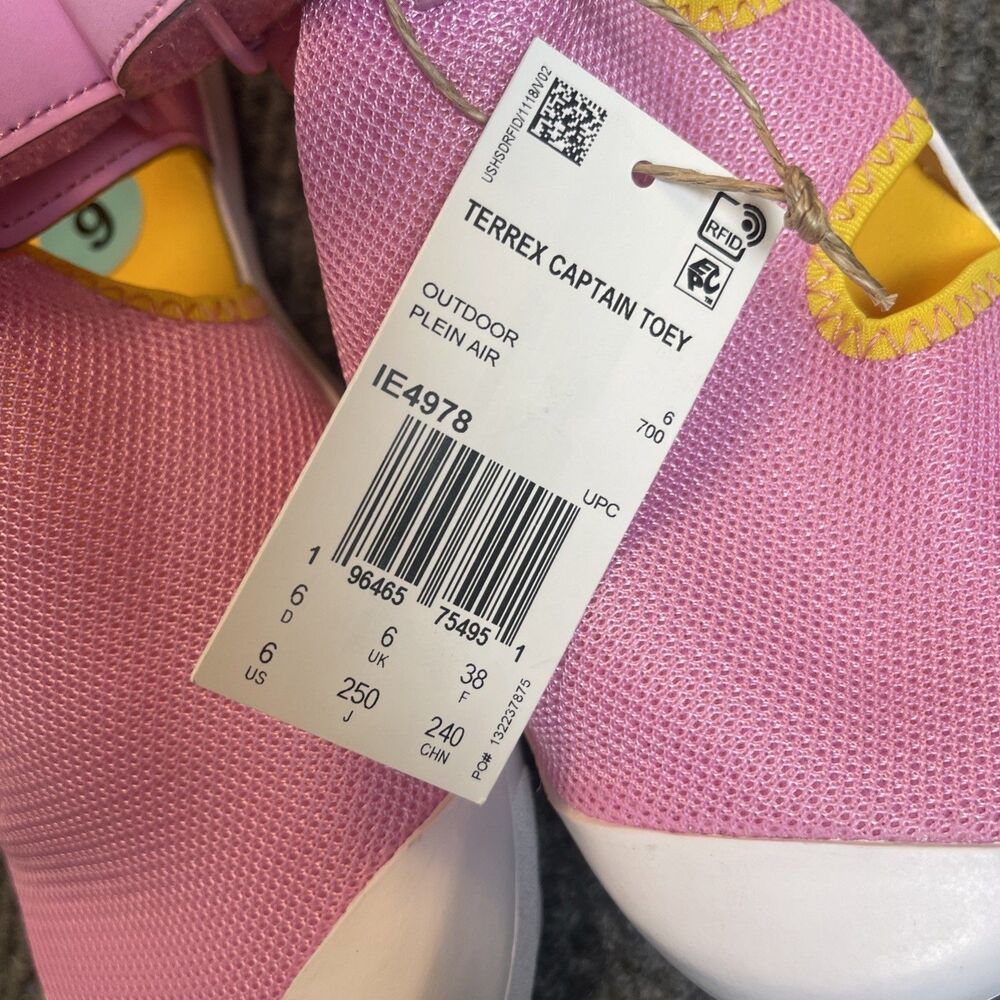 Adidas Terrex LEGO Captain Toey Girls Size 6 Sandals Outdoor Shoes Pink NEW - Picture 5 of 12